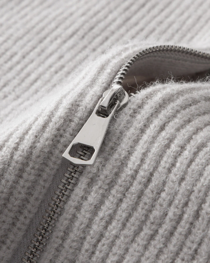 Four Seasons Merino Uld Zipped Cardigan