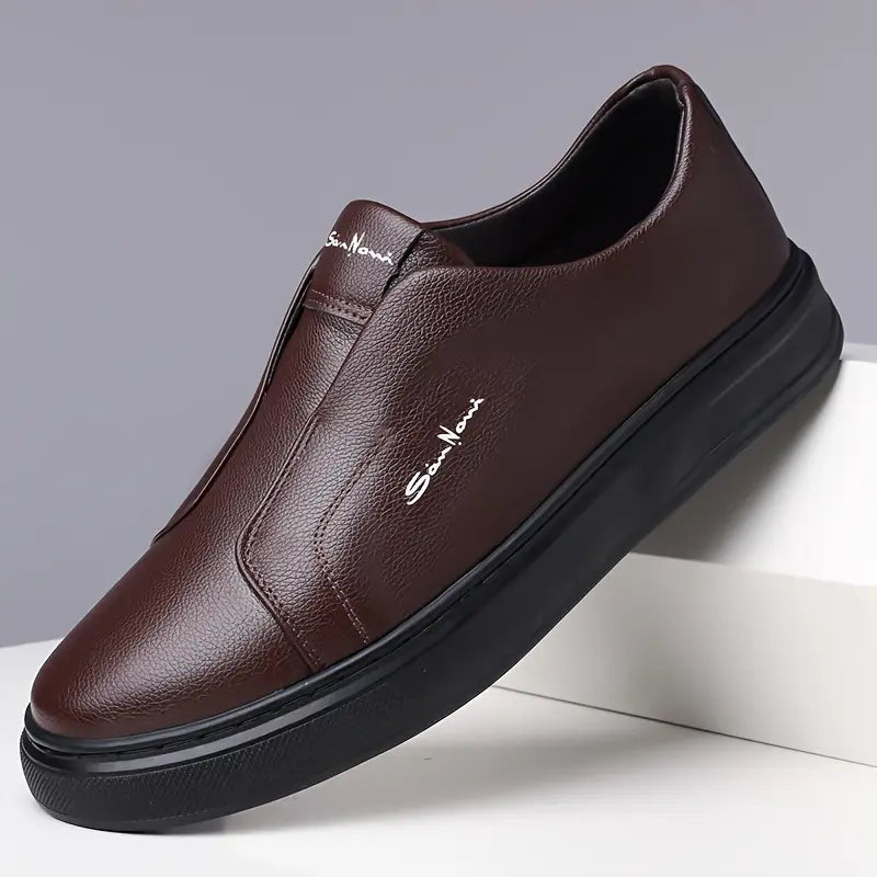 Læder Slip-On Sko