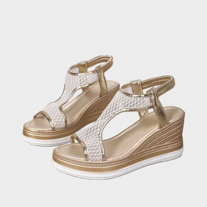 Elegant ortopædisk damesandal med platform