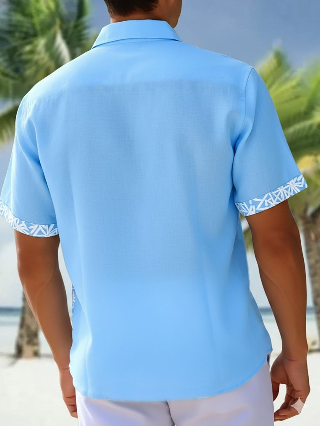 Alohadaddy® Hawaiian Floral Print Men's Button-Down Short-Sleeve Shirt Big & Tall