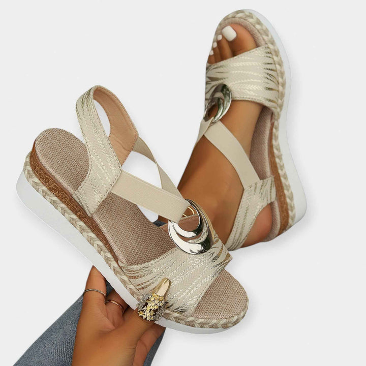 Romerske Sandaler med Flet