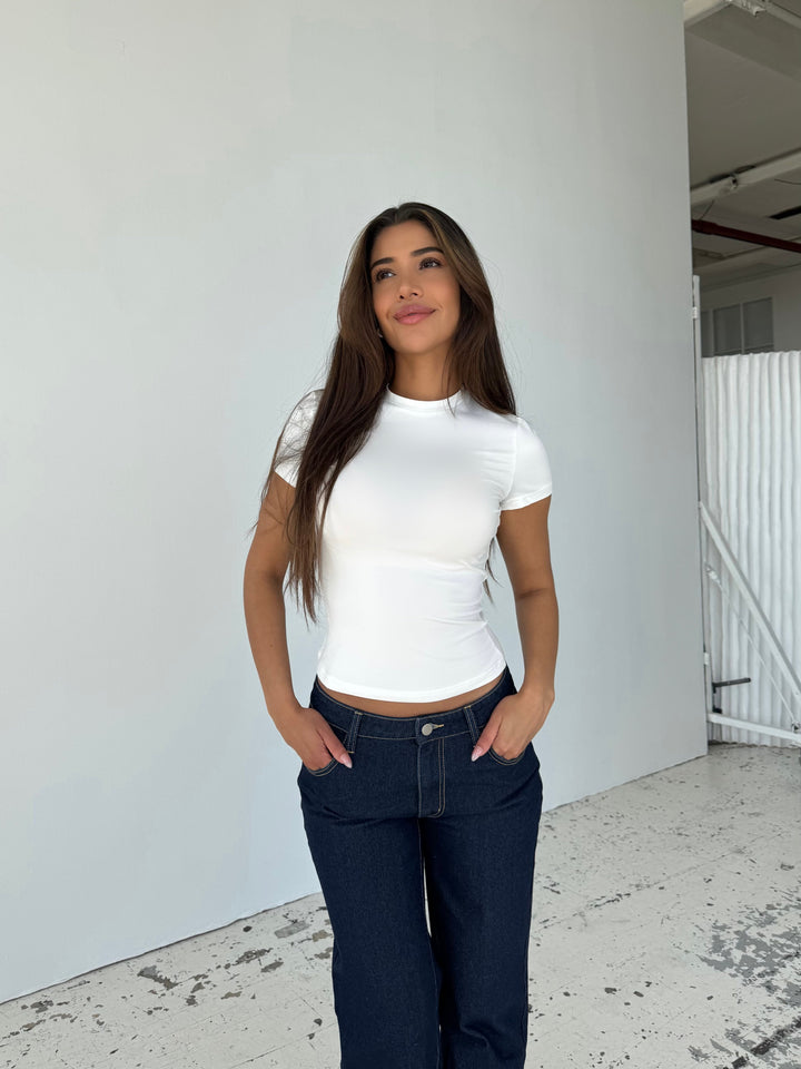 Basic tee - hvid
