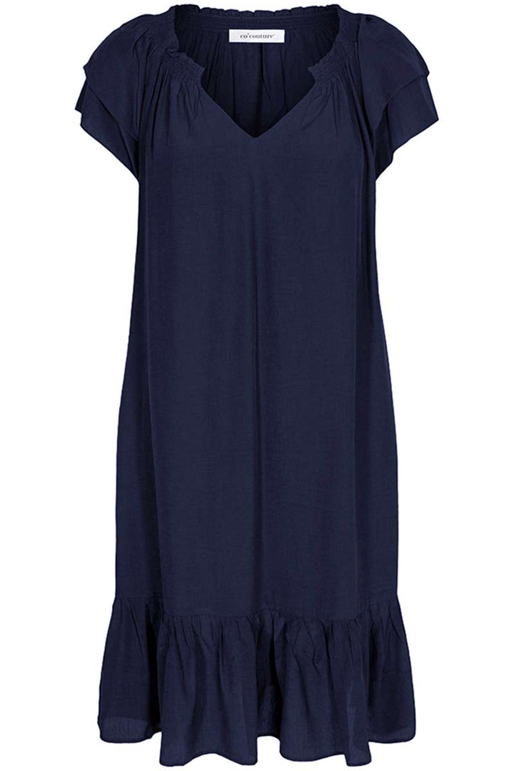 Sunrise Cropped Dress | Navy | Kjole fra Co'couture