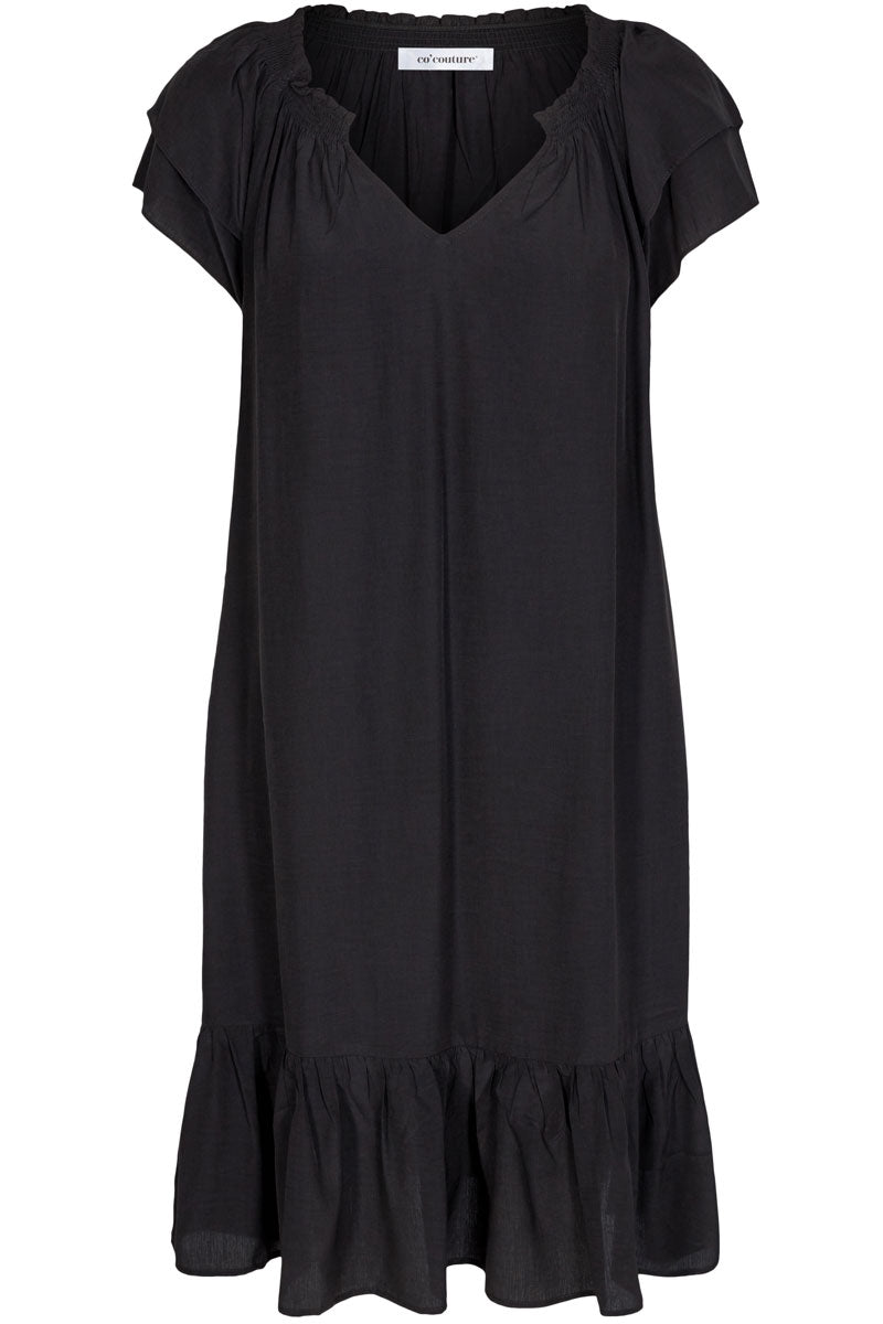 Sunrise Cropped Dress | Sort | Kjole fra Co'couture