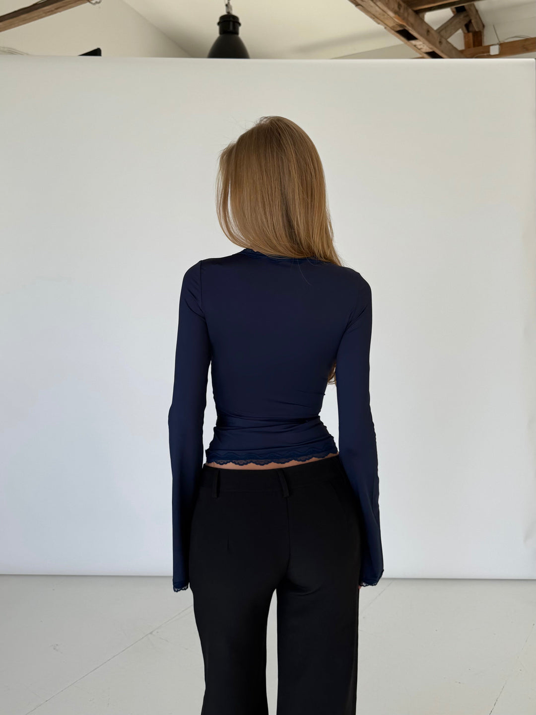 Ballerina basic top - mørk blå