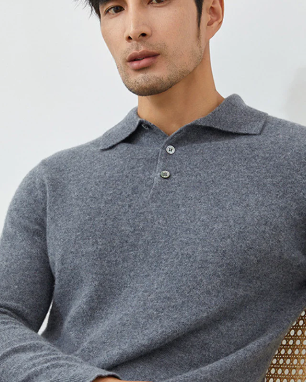 Ponza Cashmere Polo Sweater