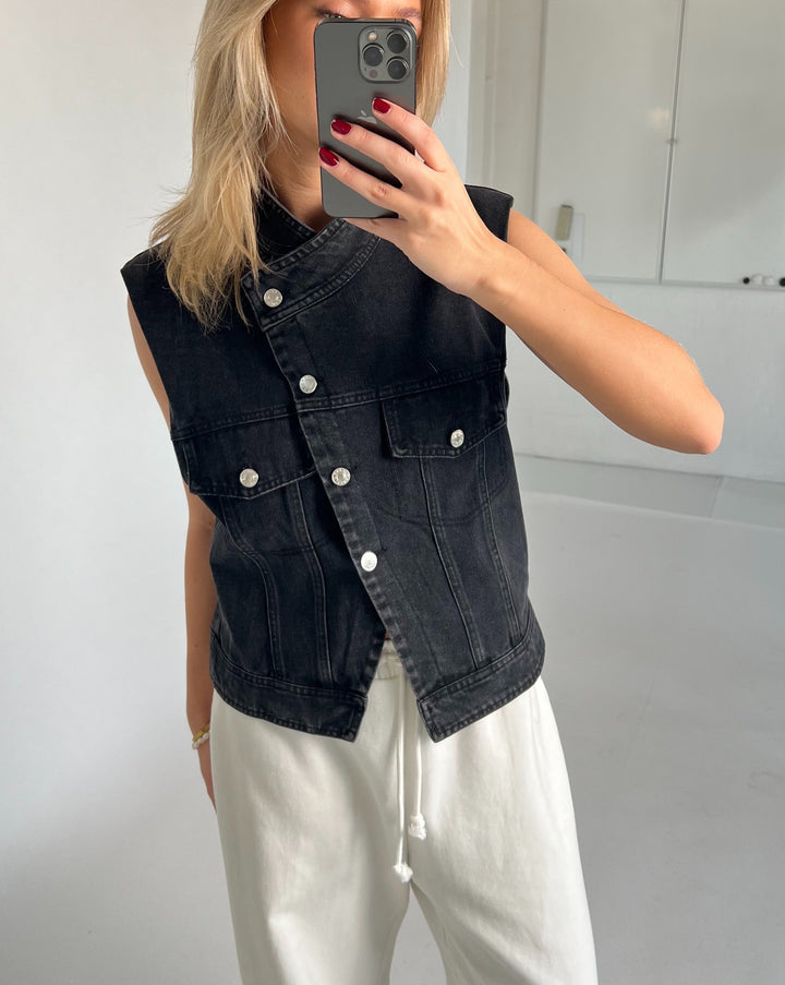 AMELIA vest, sort