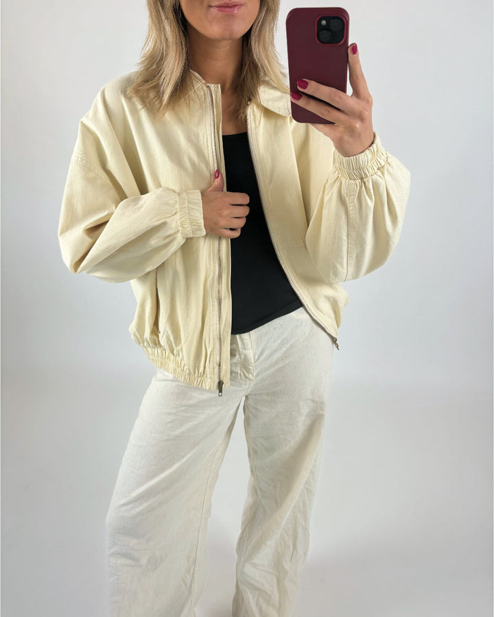 AMIRA jakke, creme