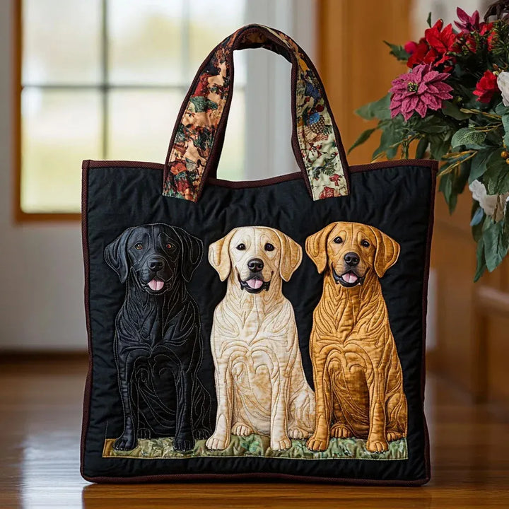 Håndlavet Taske | Tre Labradors