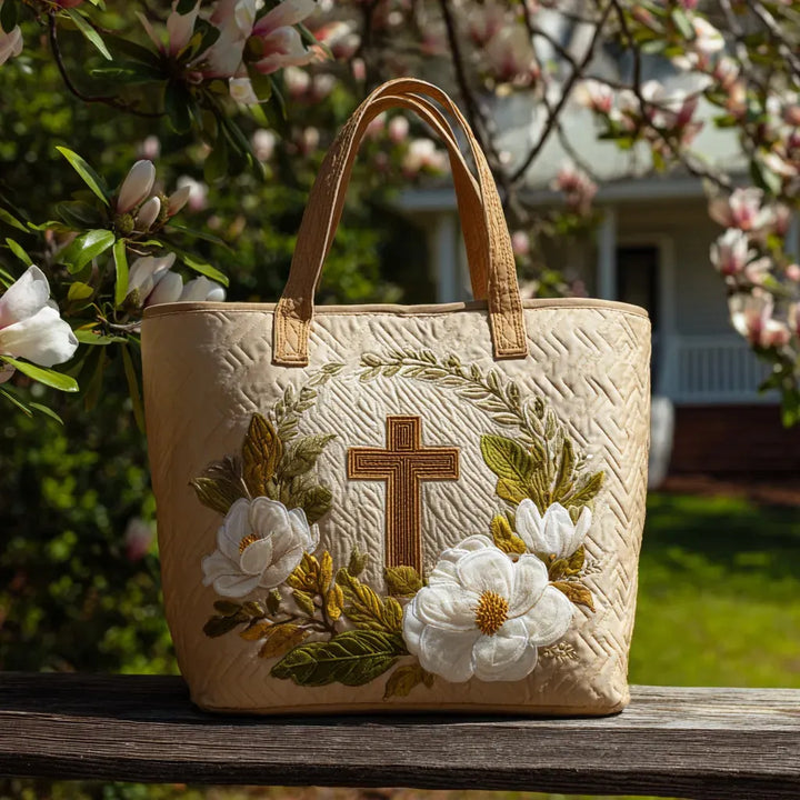 Håndlavet Taske | Blomsterkors