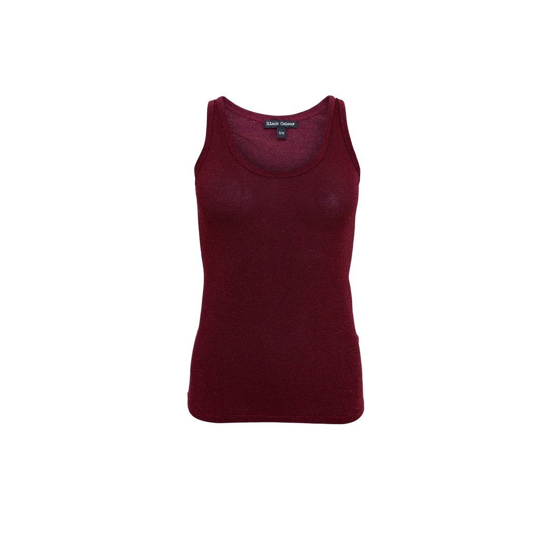 FAYE Lurex top - Plum