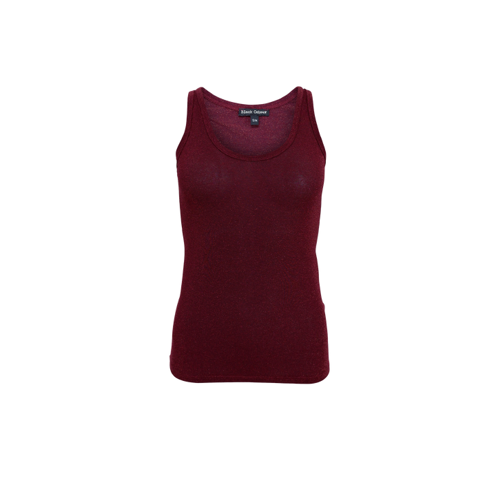 FAYE Lurex top - Plum