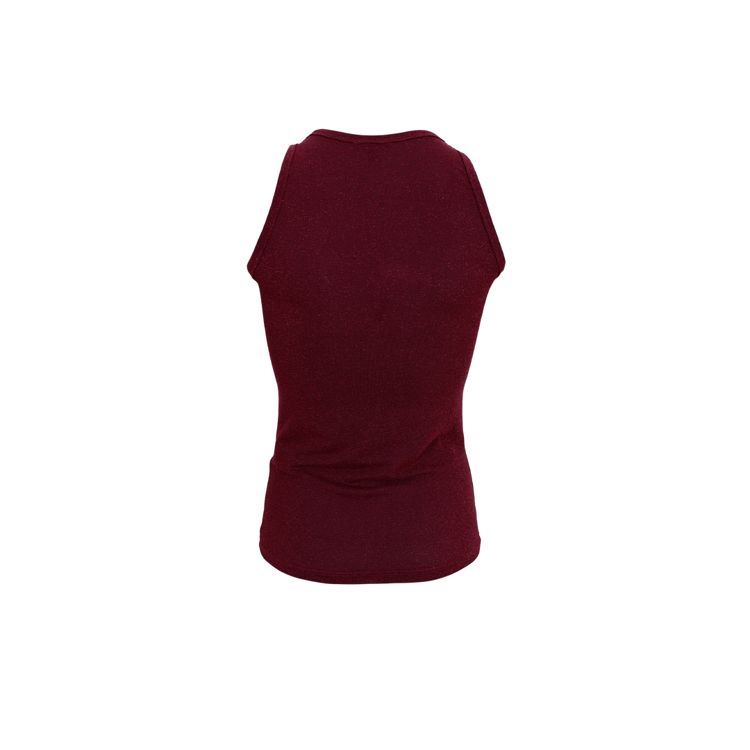 FAYE Lurex top - Plum
