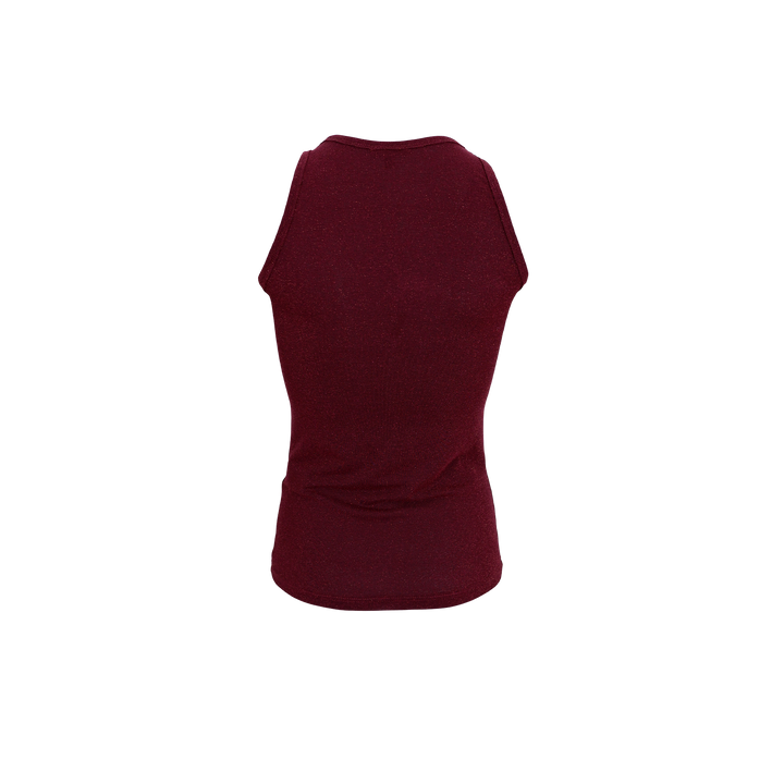 FAYE Lurex top - Plum