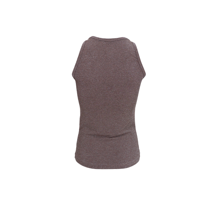 FAYE Lurex top - Taupe
