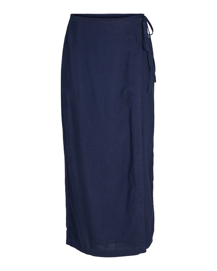 BREEZE maxi nederdel, navy