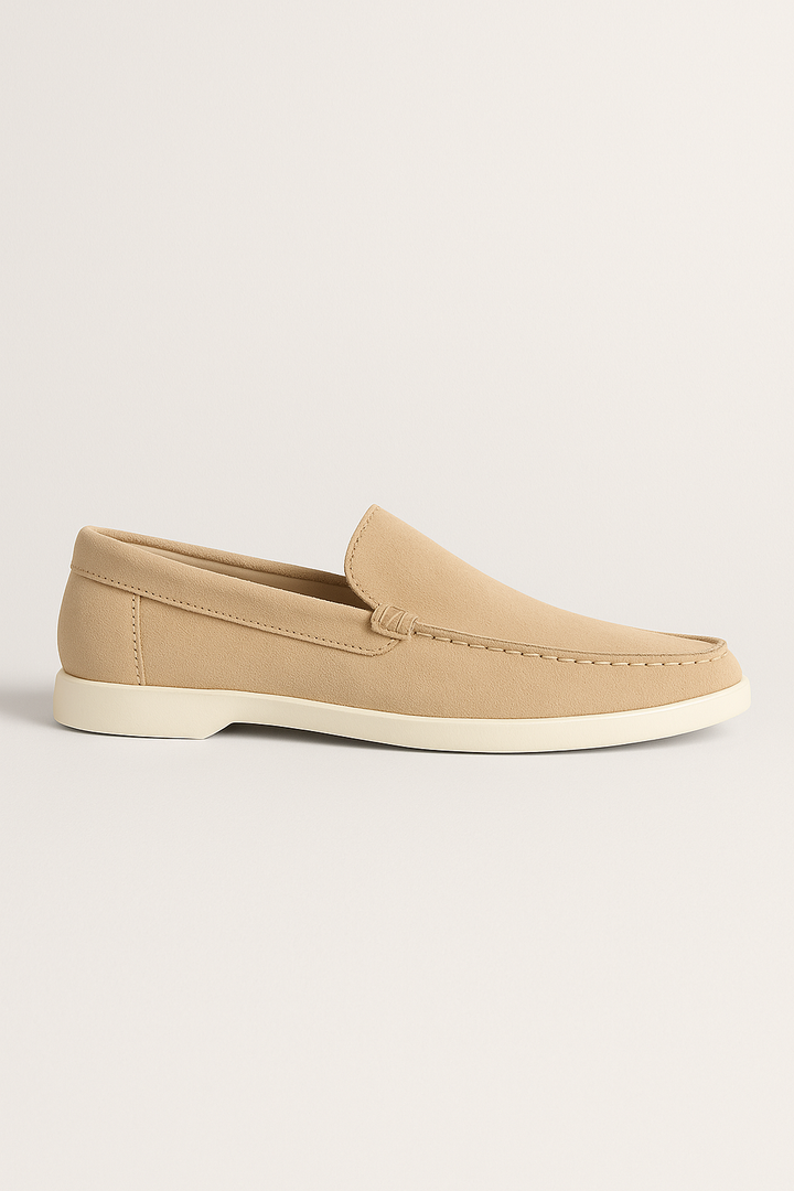Casual Herreloafers – Beige