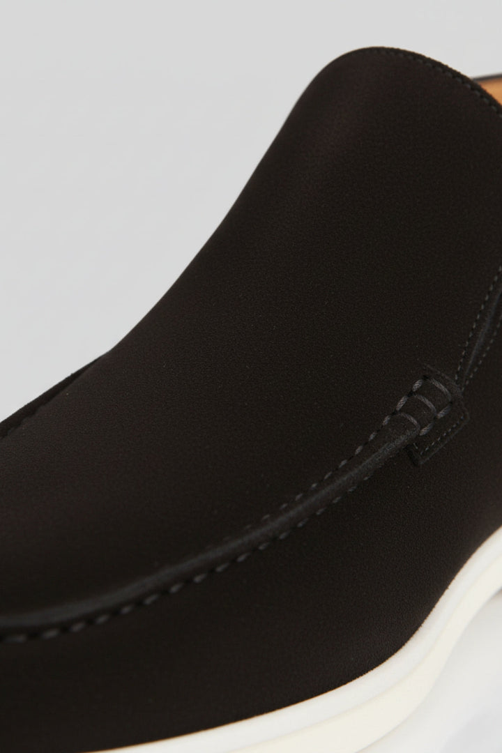 Herre Ruskinds Loafer Støvler – Slip-On Chukka Stil, Flad Hæl – Sort