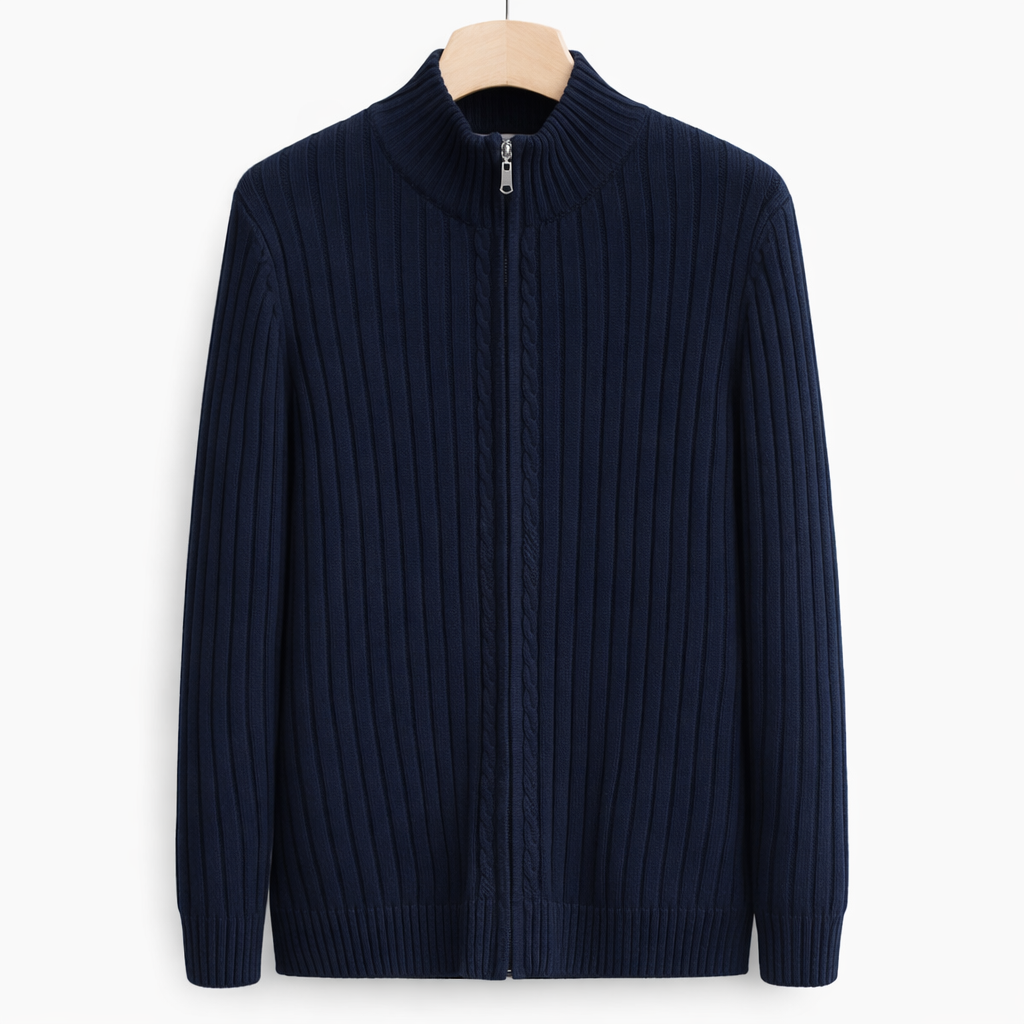 Leo – Strukturierte Strickjacke