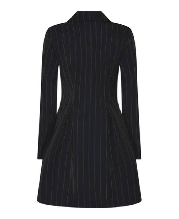 Bruuns Bazaar HydrangeaBBT Tova Dress - Black Pinstripe