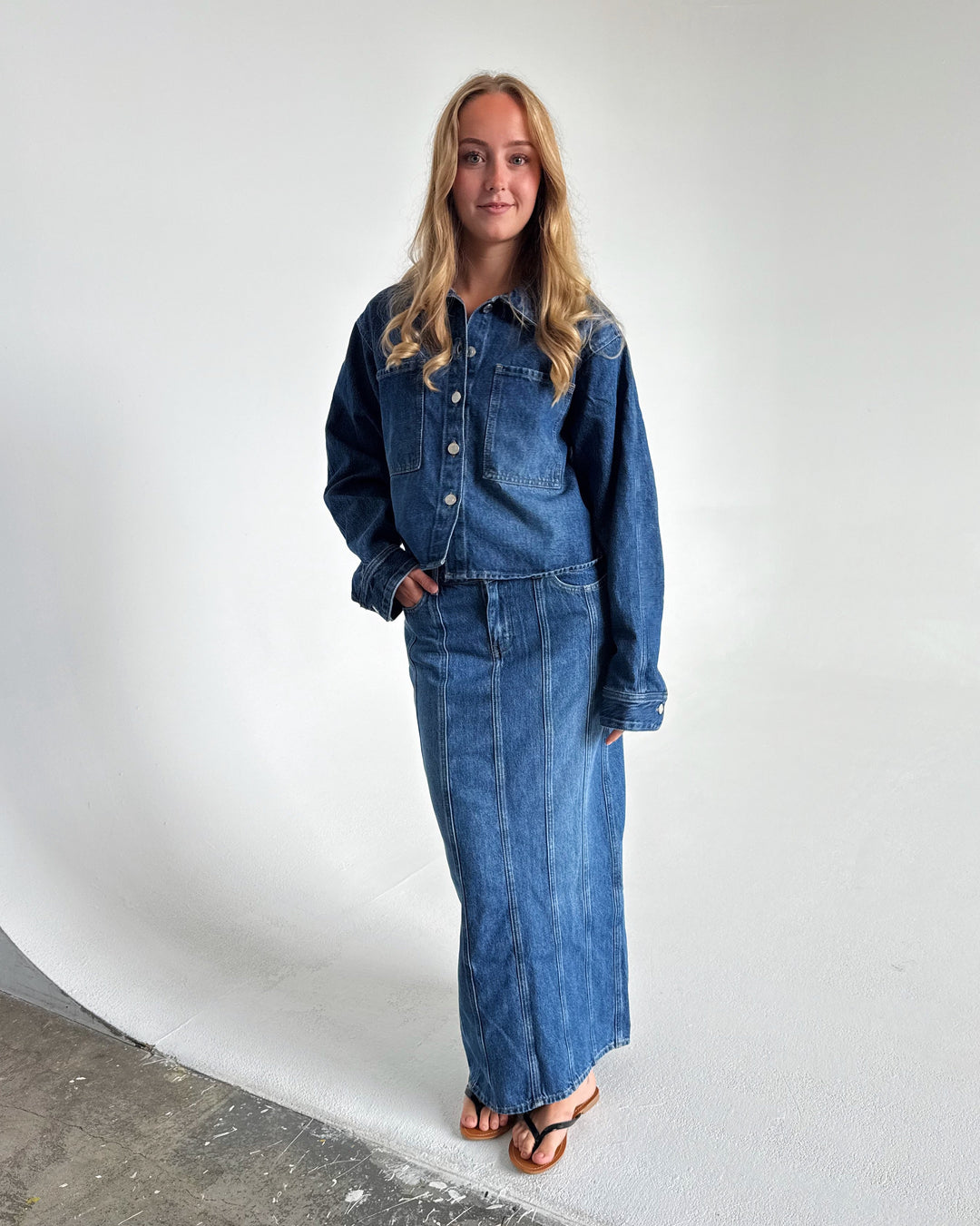 CANA denim jakke, blå