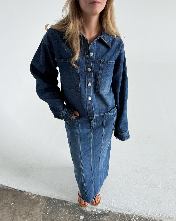 CANA denim jakke, blå