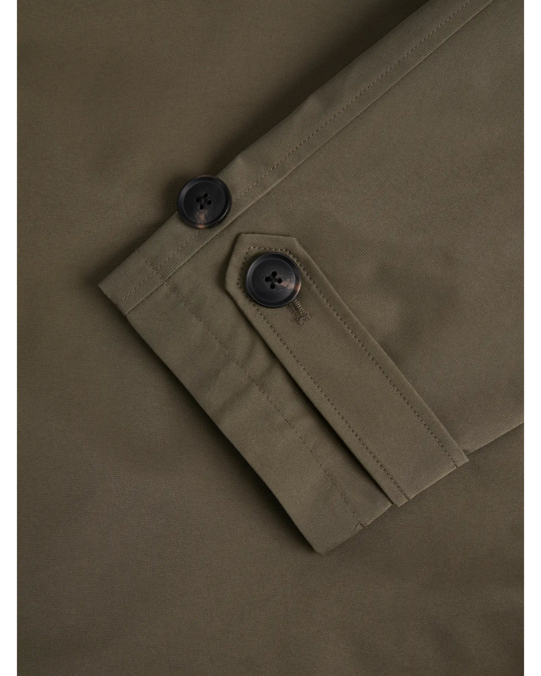 CARLIE kort trenchcoat, kaki