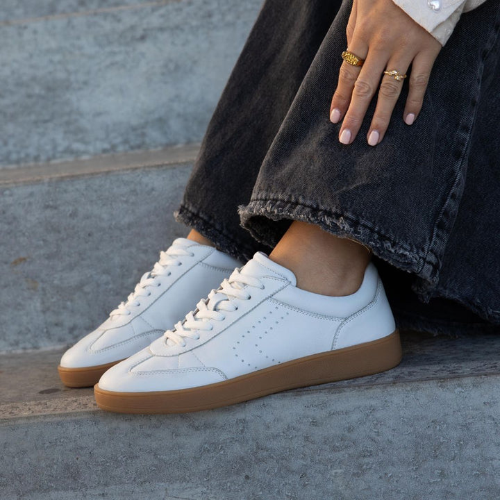 POWERFULL sneaker i HVID