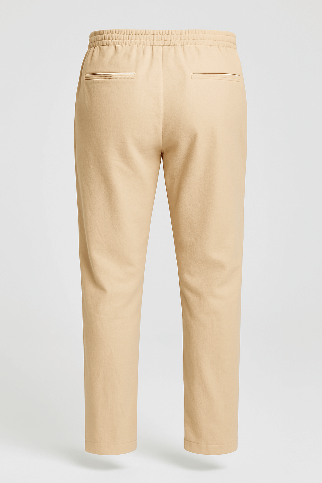 Herrebukser med Snøre - Beige