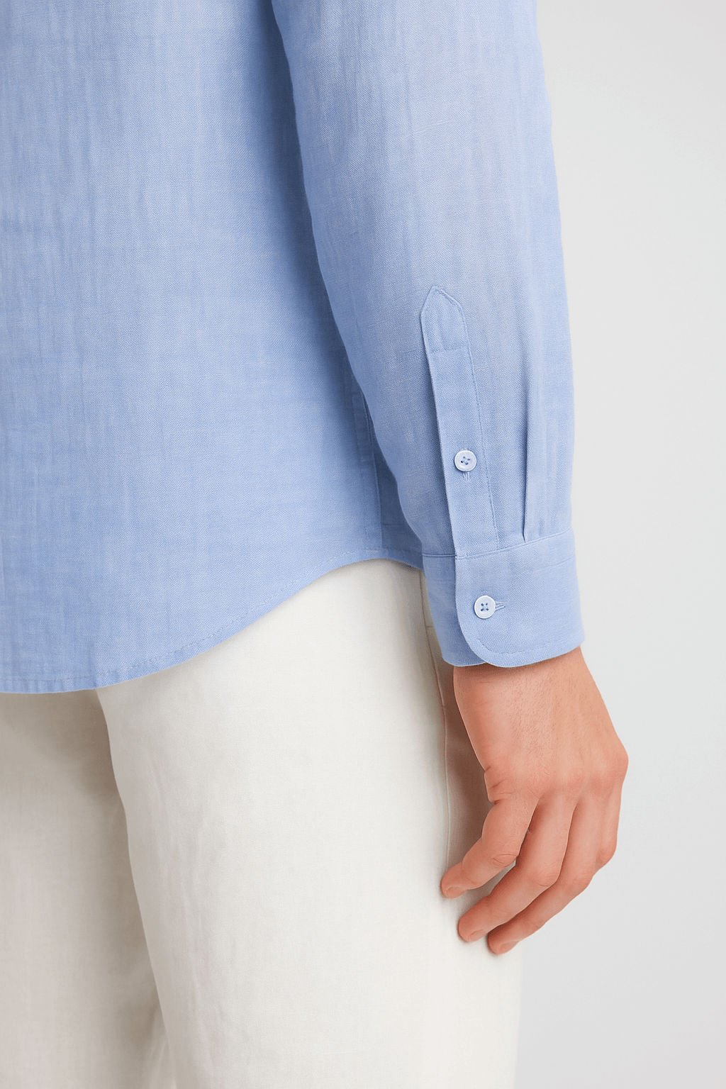 Monaco Linskjorte – Lyseblå