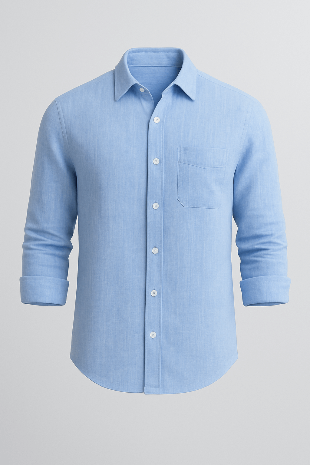 Monaco Linskjorte – Lyseblå