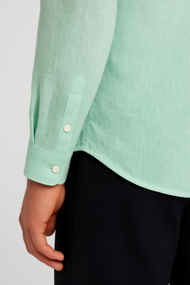 Monaco Linskjorte – Mintgrøn