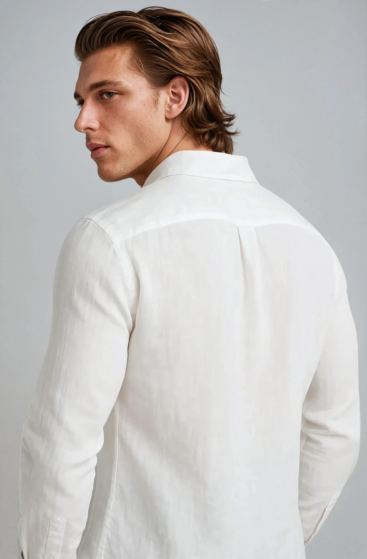 Monaco Linskjorte – Hvid