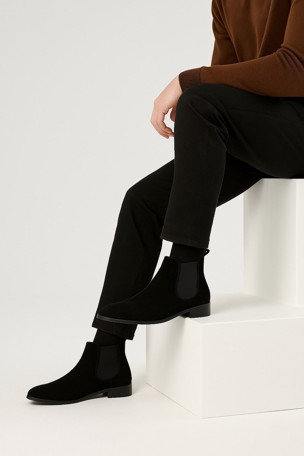 Minimalistiske Slip-On Chelsea Støvler