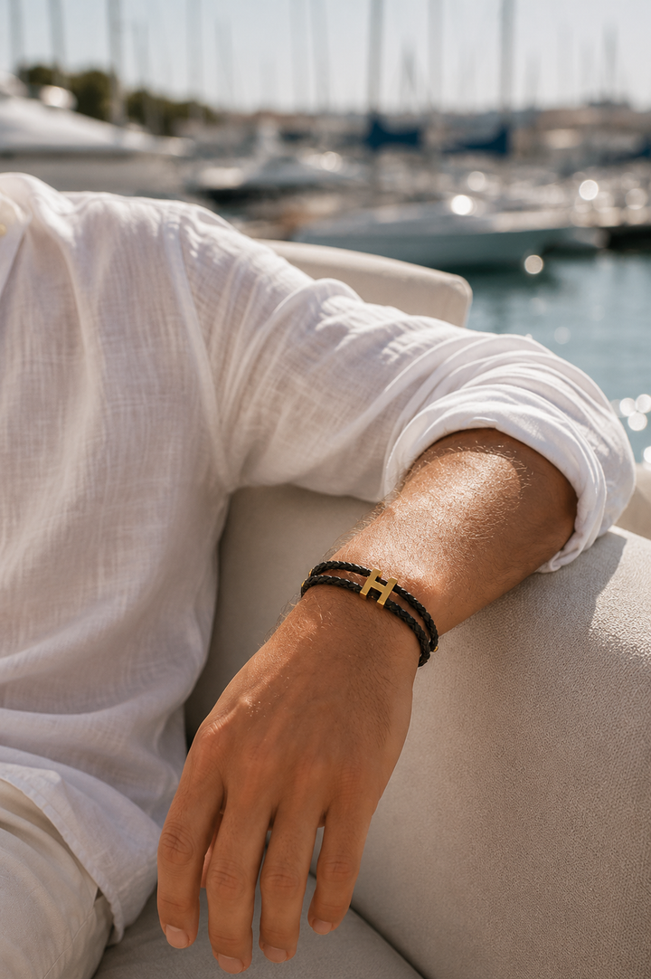 Bracciale Aurea Guld/Sort