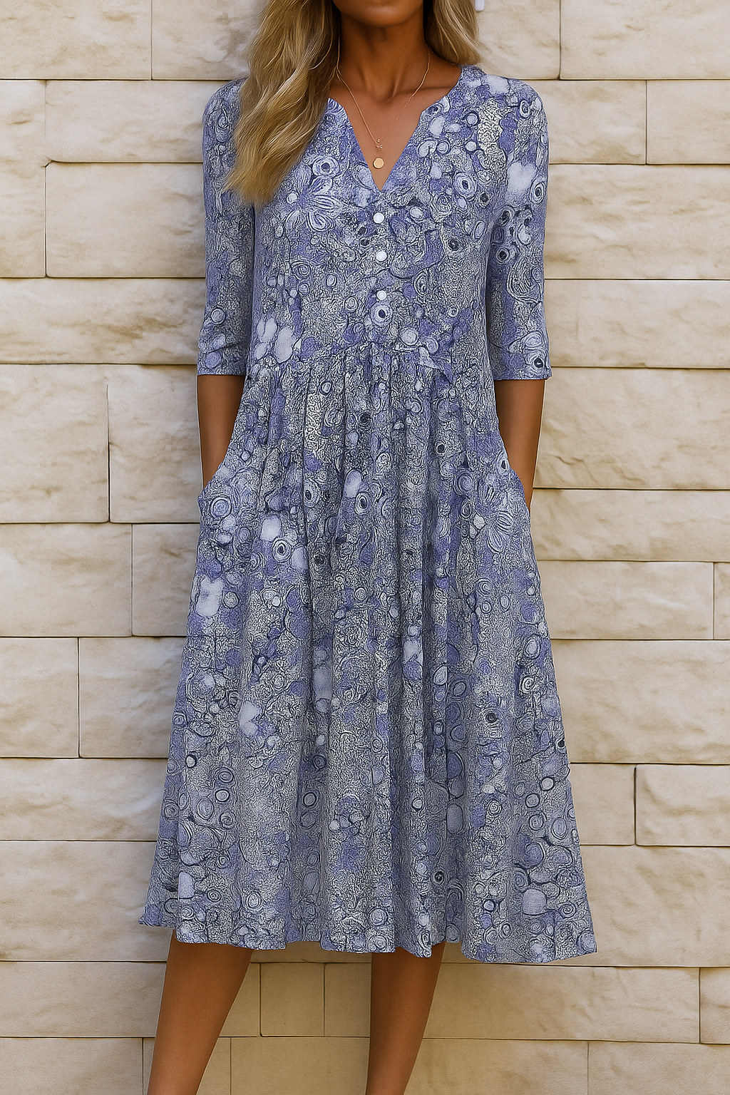 Constance | V-Hals Kjole
