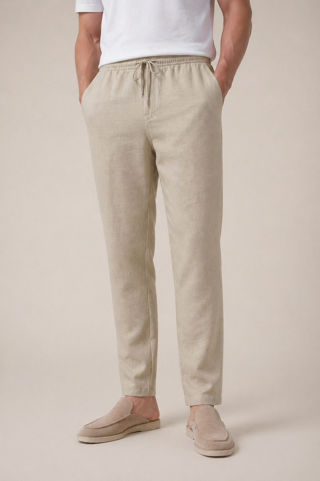 Bayside Beige Linnedragter