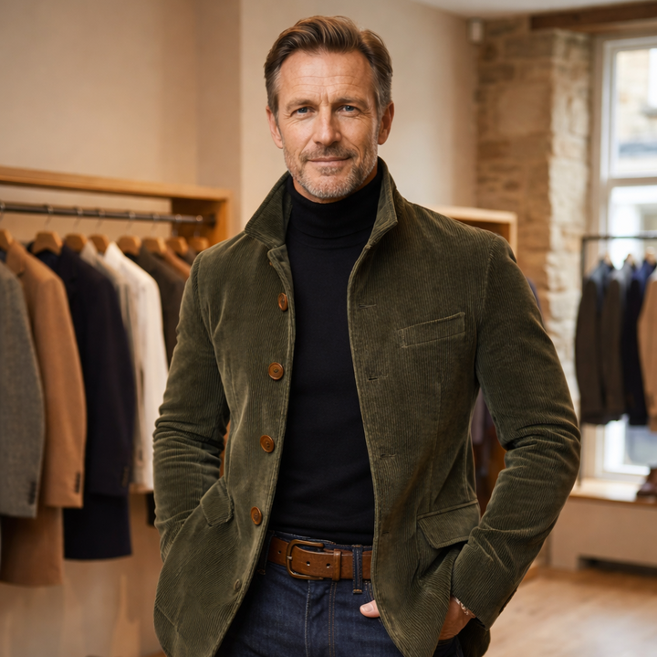 Frederik™ | Jakke med Vintage Look