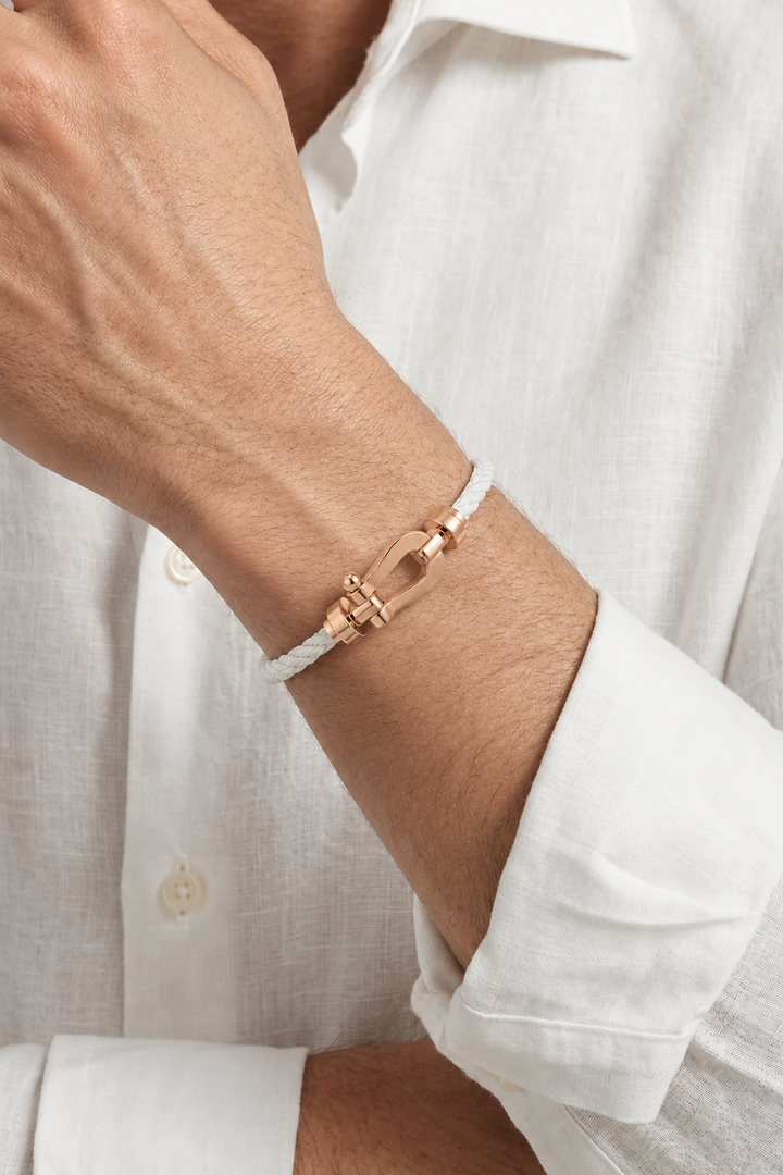 Bracciale Aurelio Hvid / Roséguld