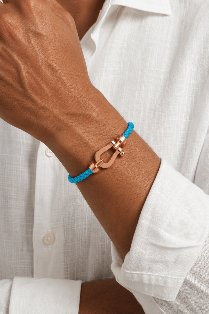 Bracciale Aurelio Lys Blå / Roséguld