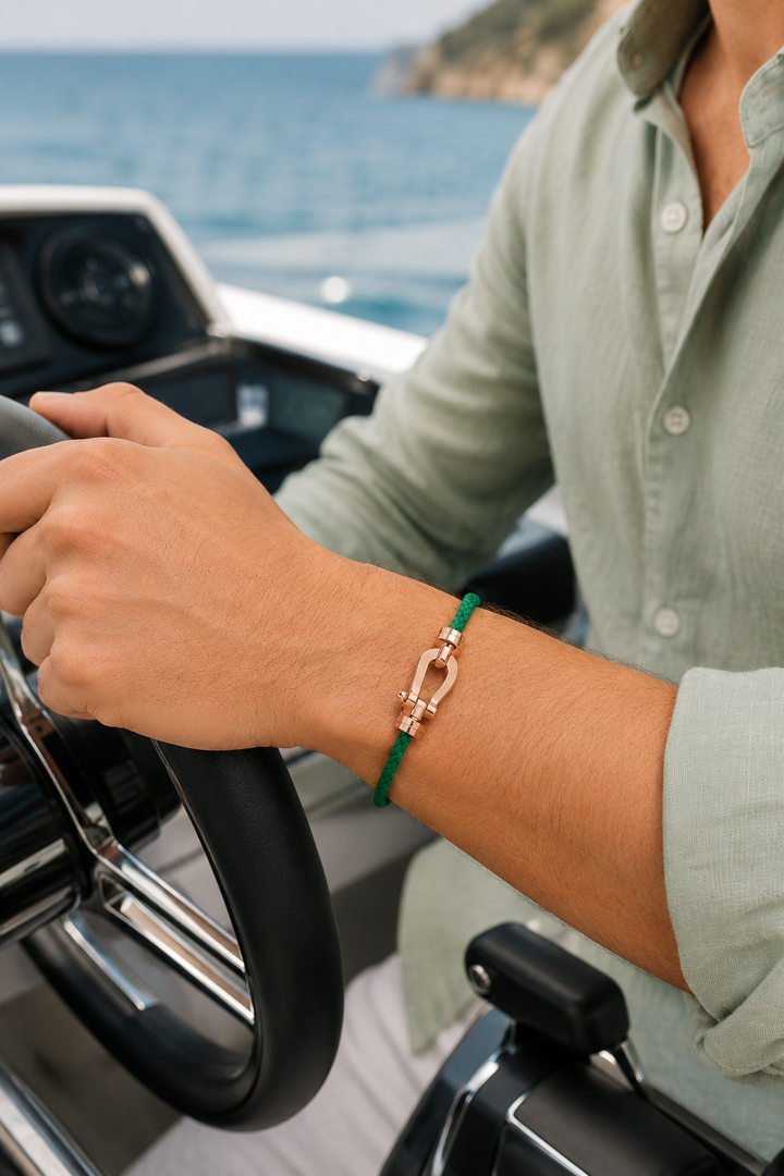 Bracciale Aurelio Grøn / Rosa Guld