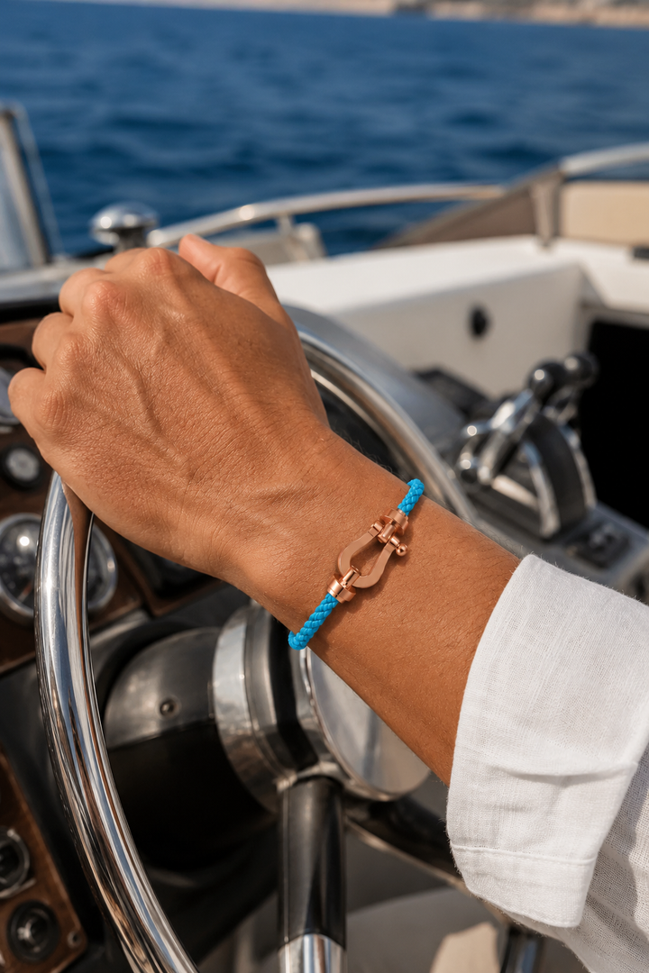 Bracciale Aurelio Lys Blå / Roséguld
