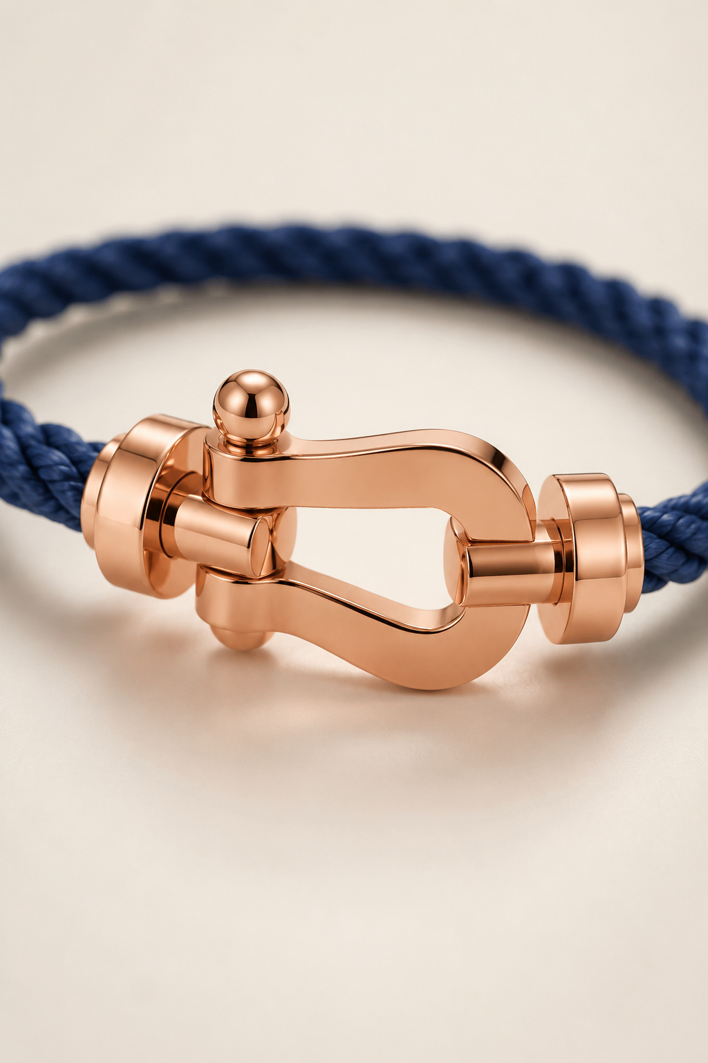 Bracciale Aurelio Blå Navy / Roséguld