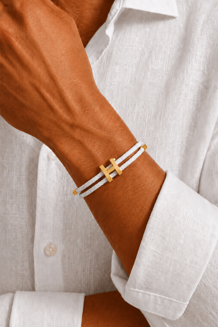 Bracciale Aurea Hvid/Guld