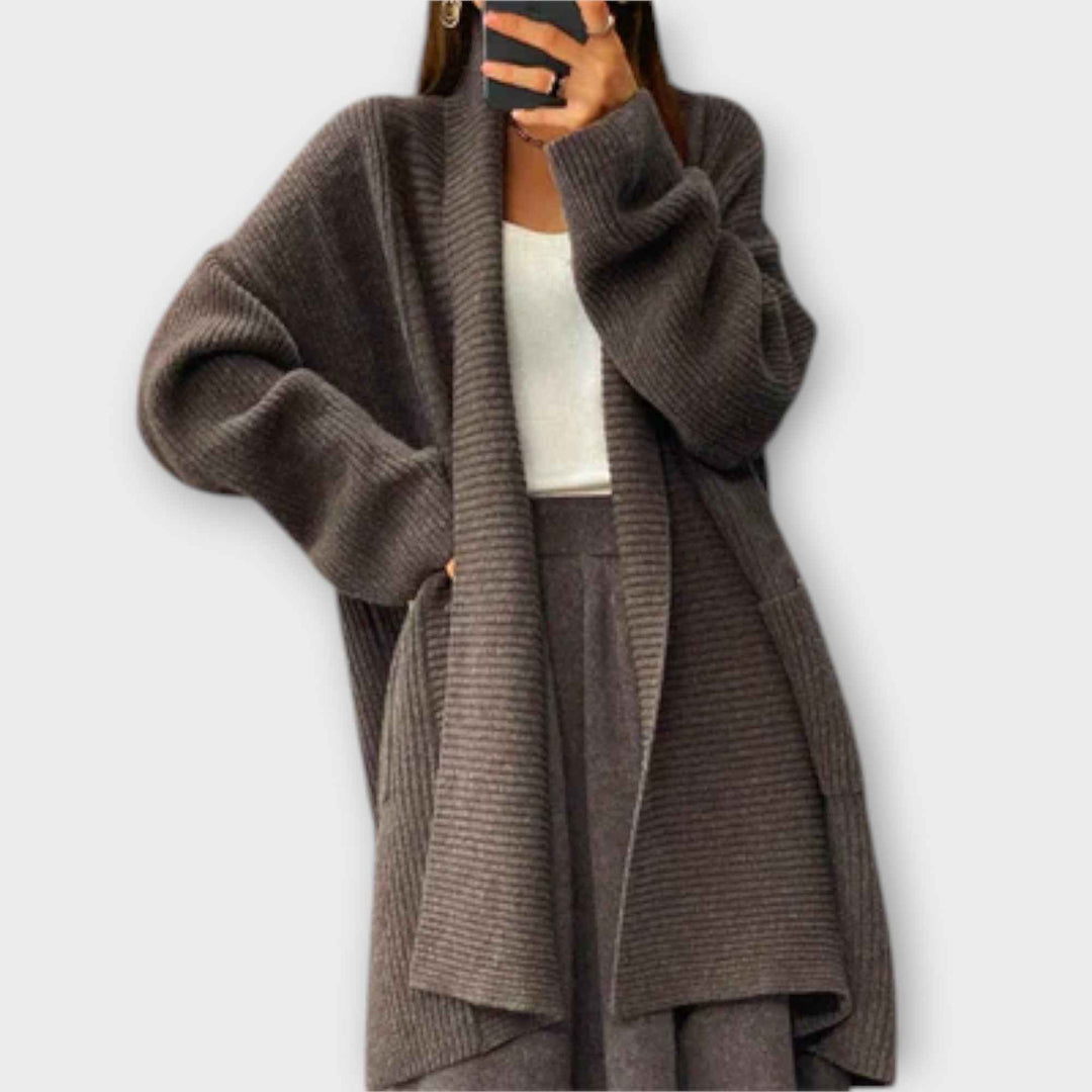 Eufimia - Lang Strikket Cardigan