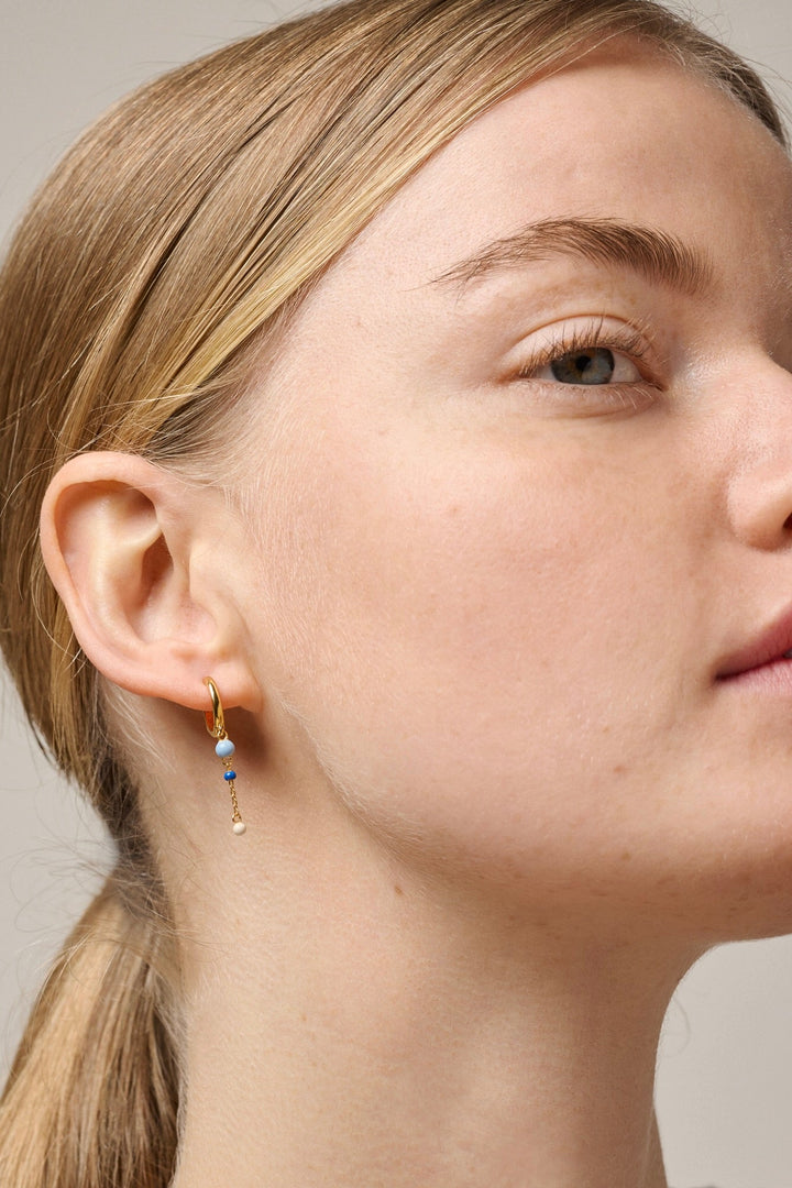 Lola Bold | Marine | Øreringe fra Enamel