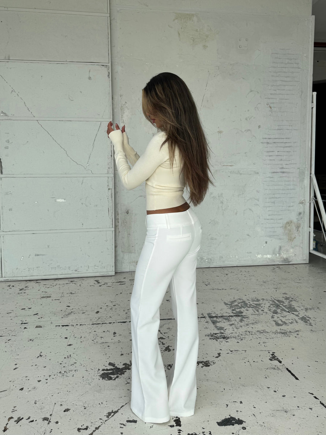 Knit Cardigan - cream