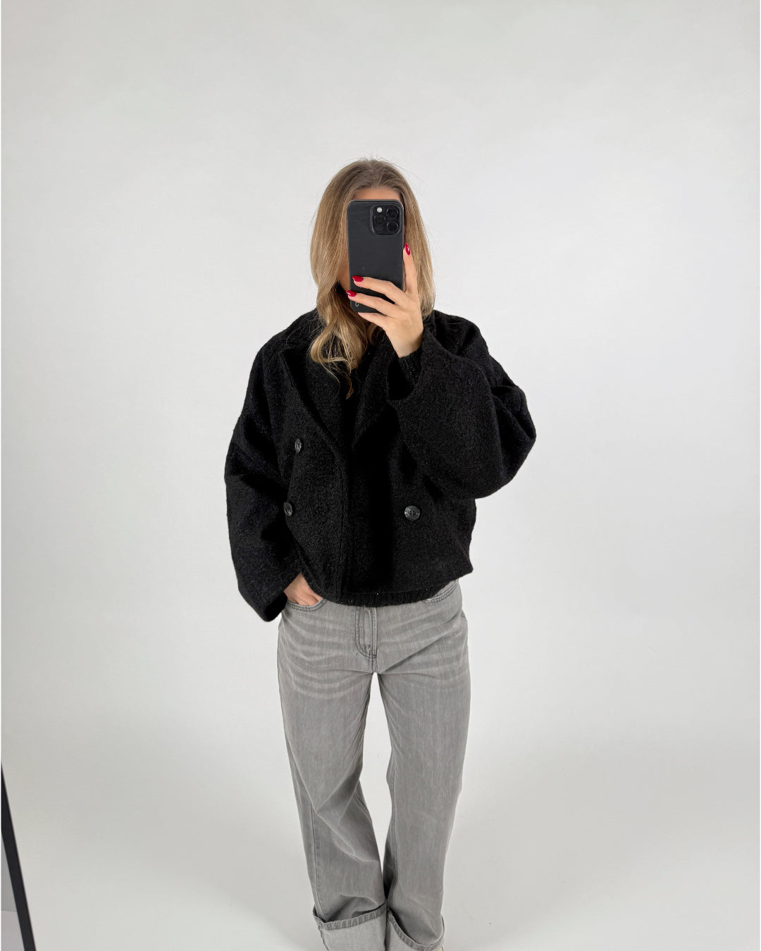 ELIA jakke, sort