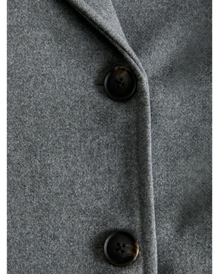 CARLIE kort trenchcoat, grå
