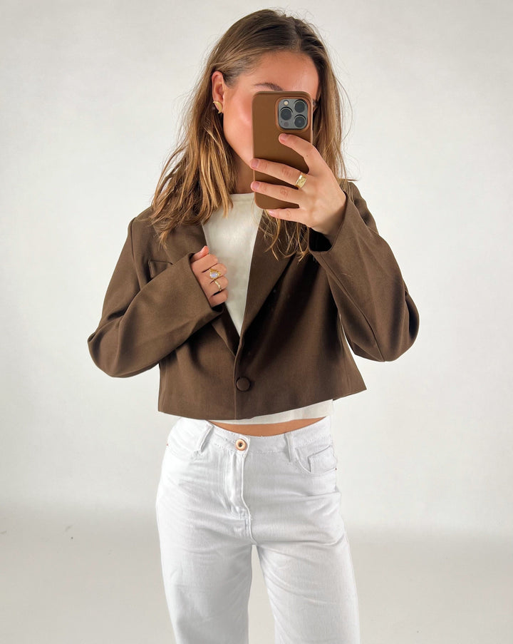 EMMY blazer, brun